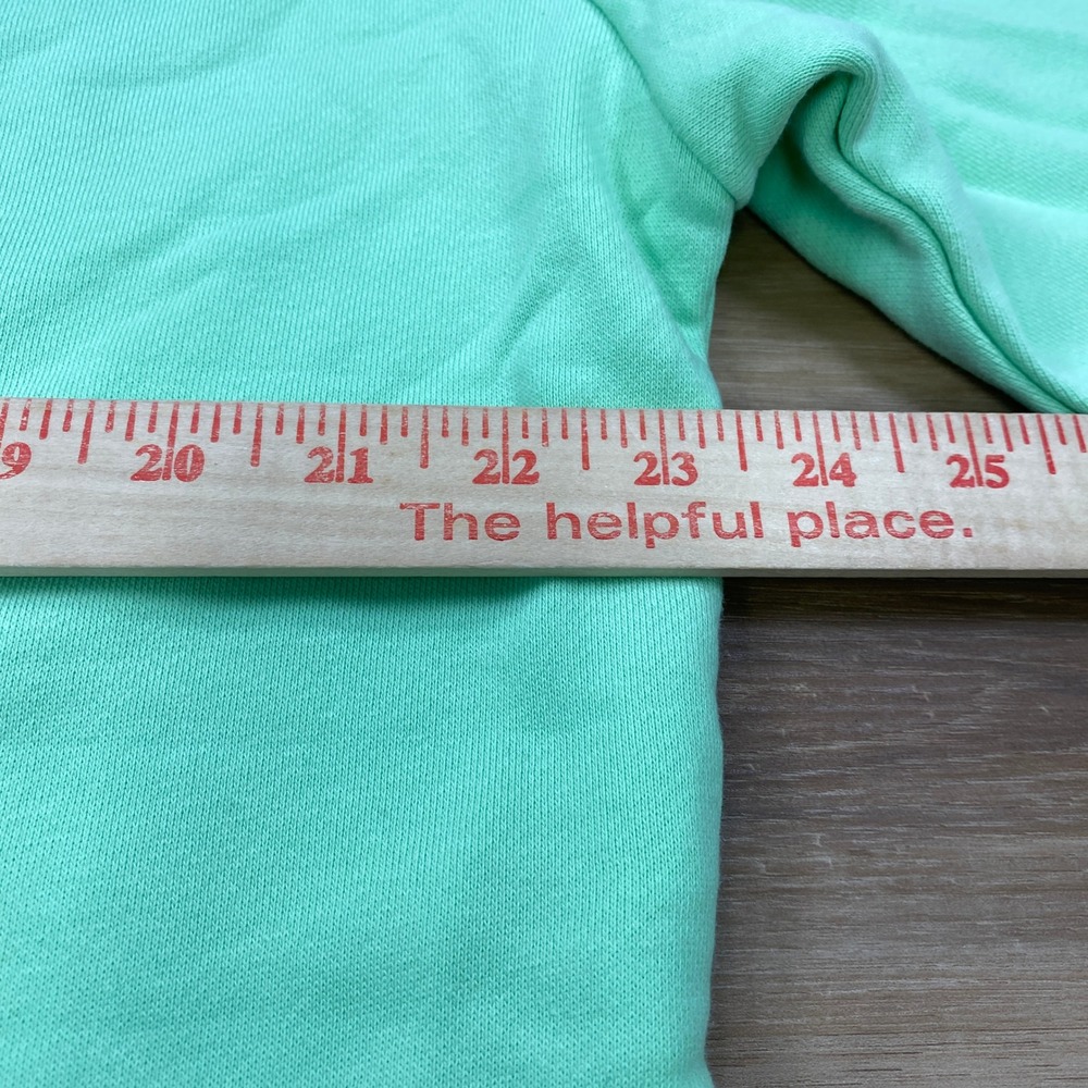 Zara Sweatshirt Mens XL Streetwear Cotton Relaxed Fit Mint Green New With Tags - Picture 6 of 8